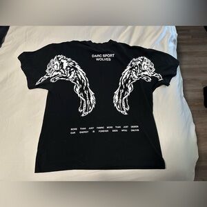 Mens Darc Sport Boundless "Premium" Oversized Tee T-Shirt - Size Large Black 